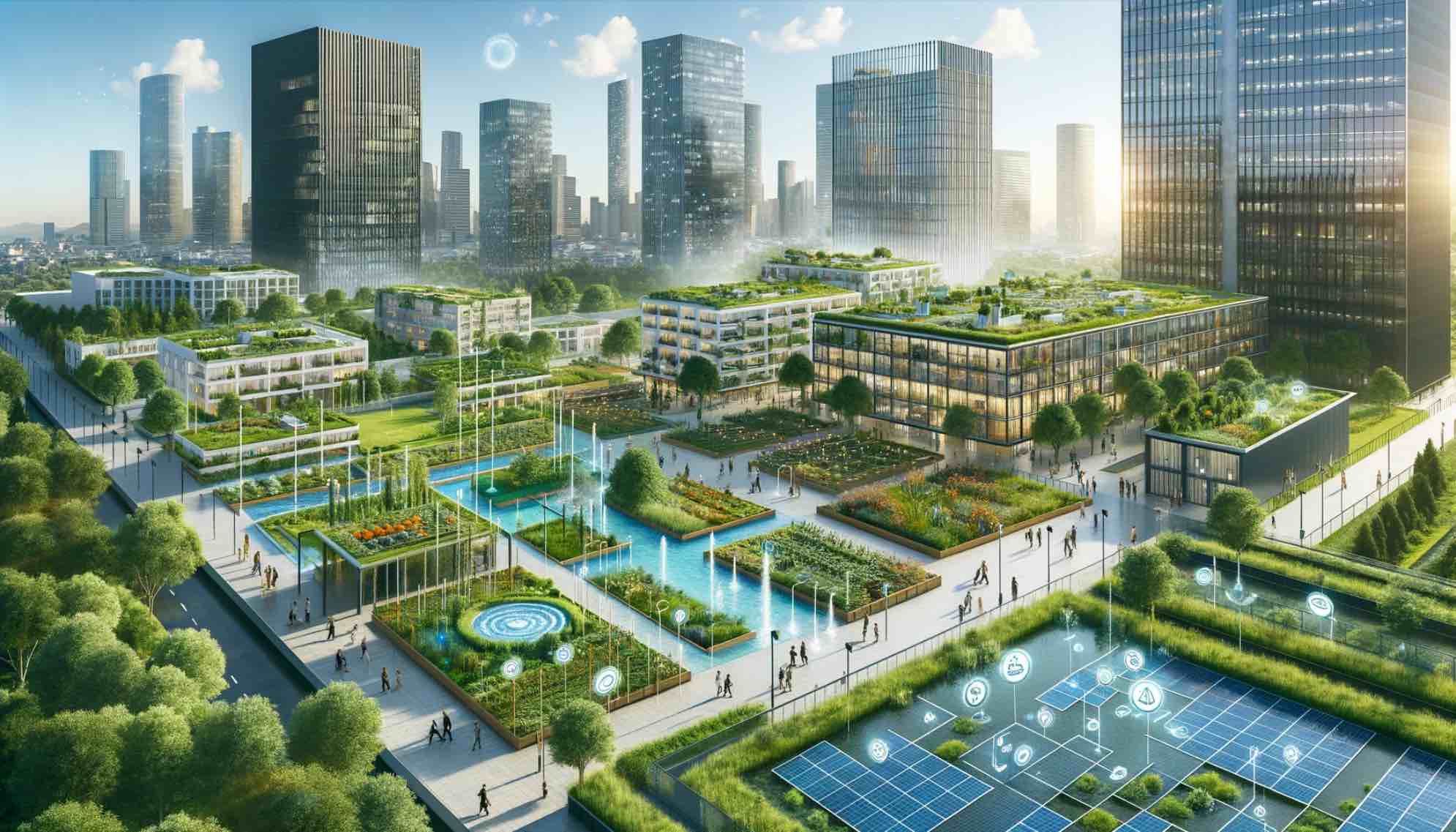 Bonne gestion de l'eau en architecture durable : récupération des eaux dé pluie, traitement des eaux grises ...