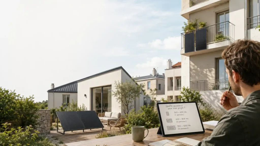 Panneau solaire Plug and Play avec exemples d'installation en appartement et maison selon les besoins